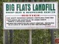 Big Flats Landfill Sign